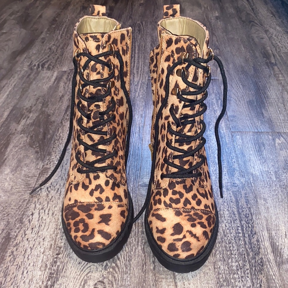 Cute cheetah booties